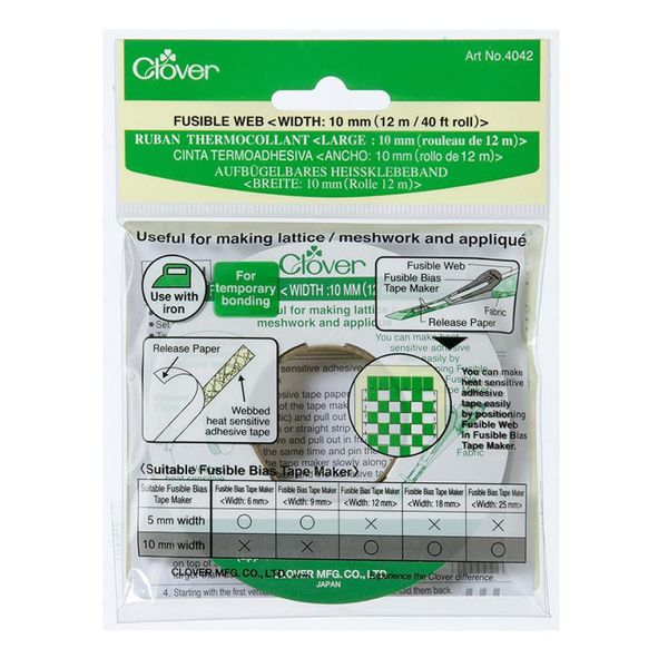 Clover Fusible Web 10mmx12m, 1