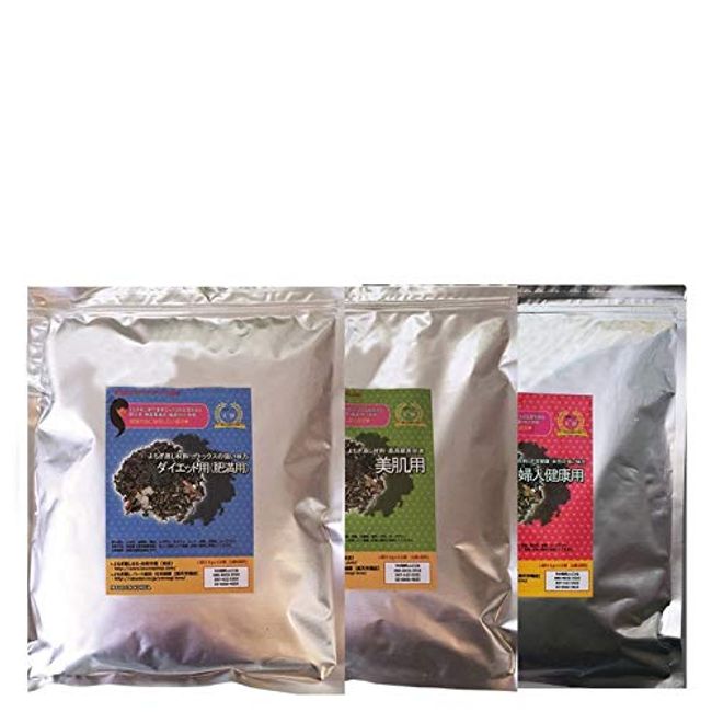 [Thank You Product] [Pesticide Cultivation - Aged for 3 Years] Sonic Steamed Ingredients Set of 3 (50 g) x 30 Bags] (30 Packs) [Sealed Packaging/Powder] (30 Bags for Women Health)