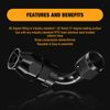 SYKRSS 8AN PTFE 90 Degree Hose End Fitting Aluminum