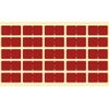 Nippon Hops CL-S03 Color Label Brown, 10 Sheets, 1 Bag (10 Sheets)