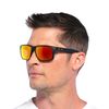 Revant Replacement Lenses Compatible With Oakley Frogskins, Polarized, Fire Red MirrorShield