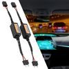 2Pcs LED Canbus Headlight Decoder Device PVC Material Anti-Flicker Resistors Error Canceller for H7