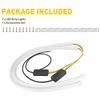 60cm LED Switchback DRL Tube Light Strip Amber Sequential Flowing Turn Signal US