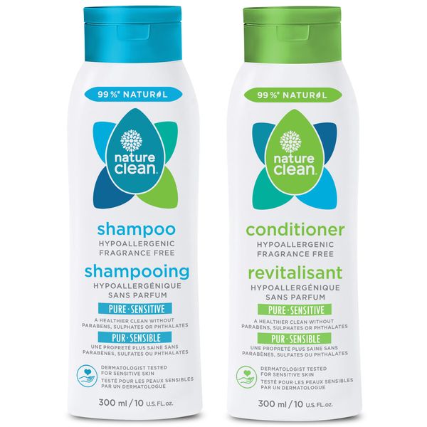 Nature Clean Natural Shampoo and Conditioner Set