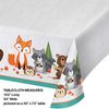 Creative Converting Wild One Woodland Plastic Tablecloths, 3 ct