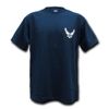 Rapiddominance Air Force Basic Military Tee, Navy, Small