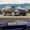 Chrome Delete Blackout Overlay for 2018-24 Toyota Camry Window Trim