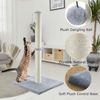 Tall Cat Scratching Post 34” Basic Vertical Scratcher For Indoor Cats And Kitten