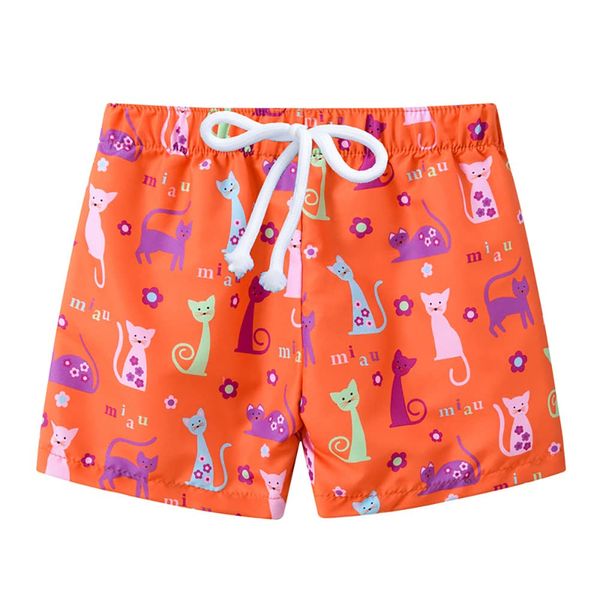 Little Hand Jungen Schnell trocknende Badeshorts Board Shorts, Farbe: Orange 1, 4-5 Jahre