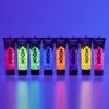 Neon UV Face & Body Chunky Glitter Gel - 12ml - Orange