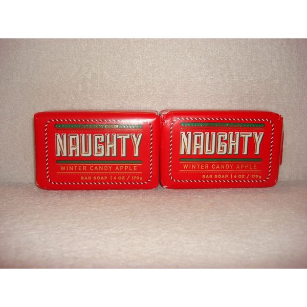 2 Bath & Body Works Winter Candy Apple Bar Soap