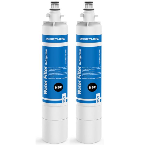 Refrigerator Water Filter Replacement for RPWFE NSF 42 Certified 2 pack New
