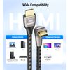 Cable Matters 48Gbps Ultra HD 8K Right Angle HDMI Cable 2m (270 Degree HDMI Cable)