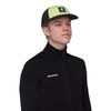 Mammut Crag Cap Logo schwarz-neongrün S-M
