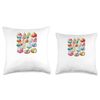 Mochi Globetrotter Throw Pillow
