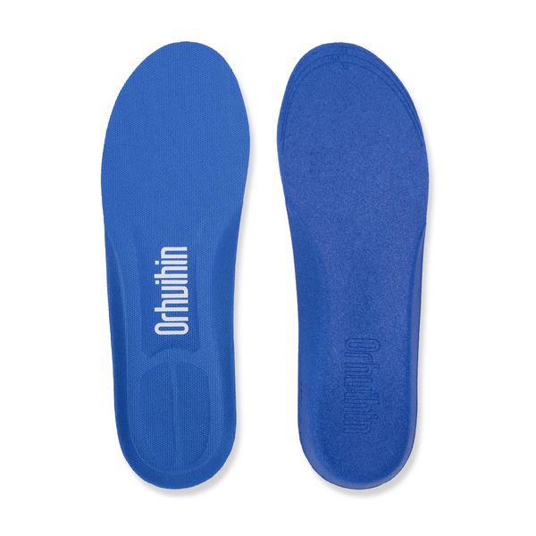 Memory Foam Insoles for Men&Women,Comfort Breathable Shoe Inserts,Shock Absorption Foot Support Pads for Work Boots,Ladies Trainers,Sports Running Shoes,Sneakers (Blue, 6UK-25CM)