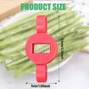 2 Pcs Runner Bean Slicer and Stringer - Strong Mini Runner Bean Slicer Cutter - Sharp and Efficient Kitchen Slicing Tool - Fast Bean Cutting Kitchen Tool for Stringing Cutter Fast Bean Cutting
