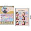 100 PCS Microblading Aftercare Instruction Cards 5.5 x 4.25 " Inches | Microblading Supplies | PMU Flyers