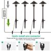 EDISHINE 4 Pack Low Voltage Landscape Lights Outdoor LED Pathway Light 150 LM