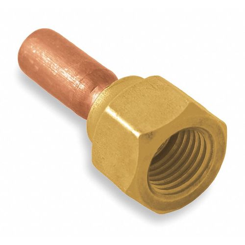 JB Industries Swivel FE Flare X Solder Adapter, PK4 - pkg. of 4