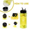 HEMOER Yellow Opal Glitter, 100 g Chunky Sequins Glitter, Craft Glitter for Resin, Face, Nail, Body, Crafts, Slime Festival Party Art, Glitter Powder for Nails Glitter
