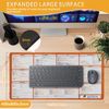 Python Mouse Pad, Extra Large Mousepad for Python Cheat Sheet Shortcuts, Extended Gaming Pad for Mouse and Keyboard, High Definition Printing, Stitching,Washable, Anti Slip
