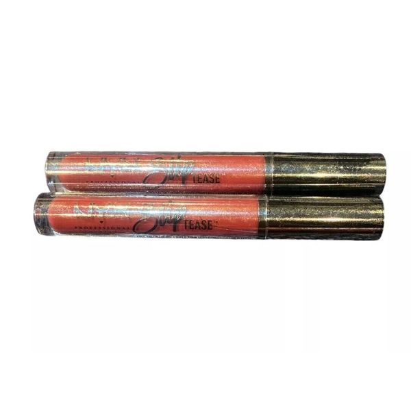 NYX Slip Tease Full Color Lip Oil - Fire Dancer STLO09 - Lot of 2
