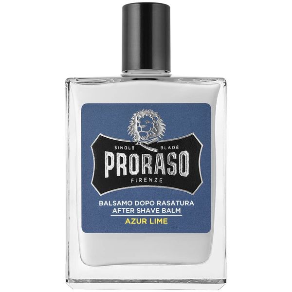 PRORASO Aftershave Balm, Azure Lime, After Shaving, Milky Lotion, Skin Care, Made in Italy, 3.4 fl oz (100 ml), Cream, 3.4 fl oz (100 ml) (x 1)