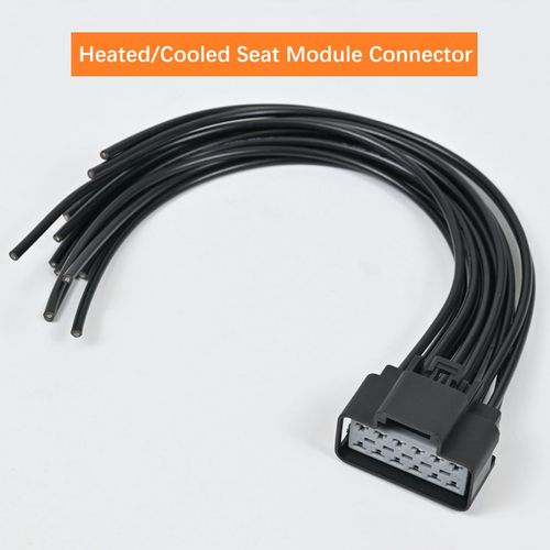 WPT928 Heated Cooled Seat Module Connector Plug Pigtails Wiring Harness fit for 2003-2019 Ford F150 F250 Explorer Mustang Fusion Lincoln MKS Mercury Milan, 3U2Z-14S411-ZMB WPT-928