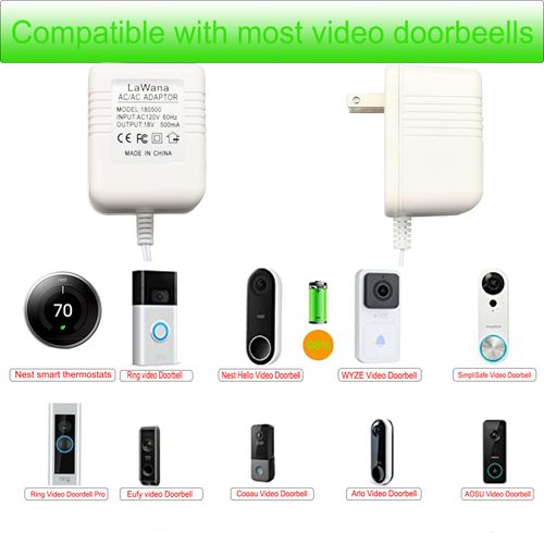 26ft Doorbell Power Adapter Cable for Ring Pro 2