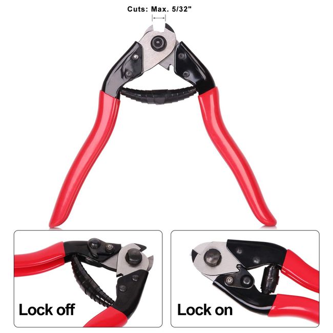 Hydraulic Pump Cable Crimper Hand Tool with Valve for 3 16 inch Stainless Steel Wire Ton Hex Die