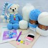 Bobby the Bedtime Bear Amigurumi Crochet Craft Kit