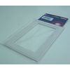 2 X 2 x Double light switch finger plate. White in colour