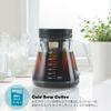 Akebono Sangyo Coffee Server Stron 400 2-Way Dripper Set, Black Drip Coffee/Cold Brew Coffee