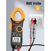 Aicevoos Clamp Meter Amp Meter 6000 Counts Auto-ranging dc Clamp Meter, Measures Current Voltage Temperature Capacitance Resistance Diodes (AC/DC Current)