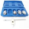 US PRO 6pc Double Ended Drain Sump Plug Key Set Hex Square Drive 3231