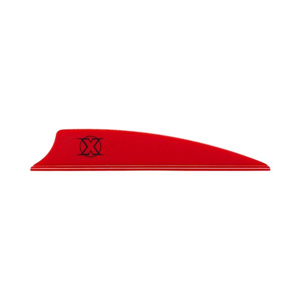 Bohning X Vane, 2.25" Hunting, 3D, Target Vane, Red, 100pk