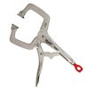 Locking C-Clamp, 11In, Chrome Plated, 1Pc