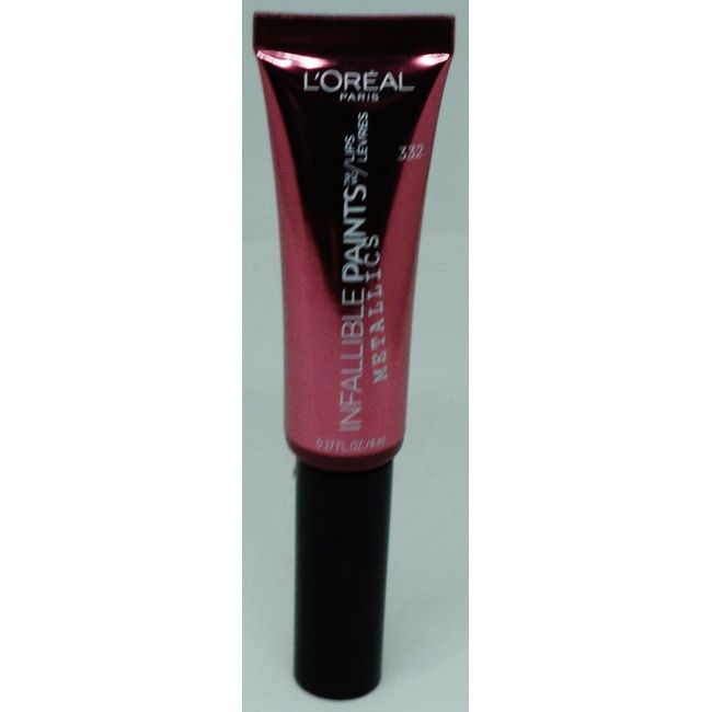 Loreal INFALLIBLE PAINTS METALLICS Lip Color GALACTIC FOIL #332 Sealed