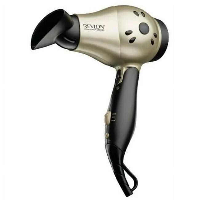 Revlon RVDR5005 Perfect Heat Fast Dry Travel Styler, 1875 Watt, Folding