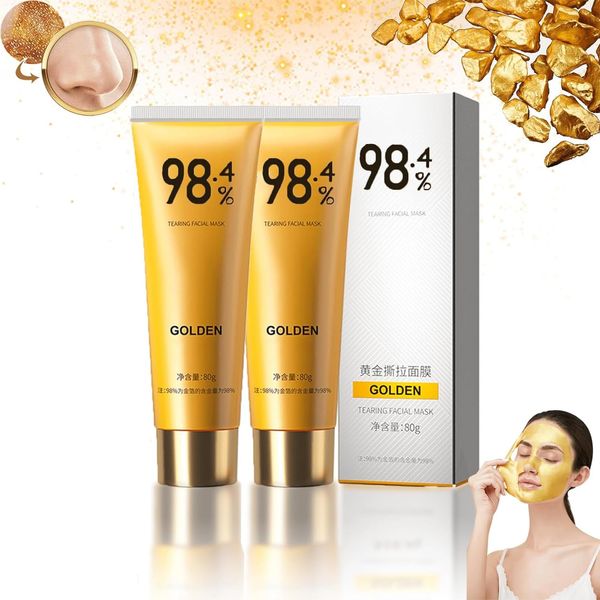 Peel-Off Anti-Falten Maske, Gold Peel-Off Anti-Falten Mask, Golden Collagen Gesicht Tear Off Mask, Peel Off Maske, Peel-Off Anti-Falten Lifting Straffende Masken