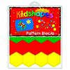 Barker Creek Learning Magnets, Pattern Blocks, for Children, Spatial Relationship, Patterning, Geometry, Problem Solving Skills (2300)