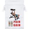 Azeeda 15cm 'Elevated Strength with Dumbbells' Satin Drawstring Bag/Pouch (SB00095205)