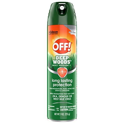 OFF! Deep Woods Insect Repellent Aerosol, Bug Spray with Long Lasting Protection from Mosquitoes, 9 oz