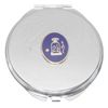 Masonic Oval 2 1/2 Compact Mirror Handbag Gift With Free Engraving 253