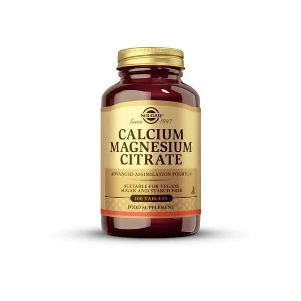 Solgar Calcium Magnesium Citrate Tablets - Pack of 100