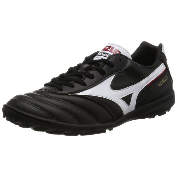 Mizuno Morelia TF Futsal Shoes, Lawn Shoes, Indoor, Wide, multicolor (black / white)