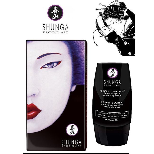 Shunga SECRET GARDEN Female Orgasm Enhancing Gel Cream Pleasure Lube for Women