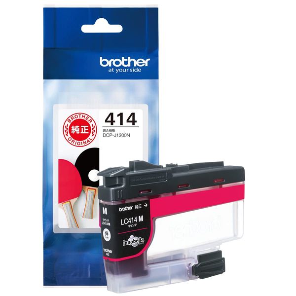 [Brother Genuine] Ink Cartridge Magenta LC414M Compatible Model Number: DCP-J1200N and others Pink Small