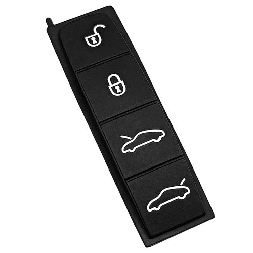 SYudwen Rubber Key Button Cover Compatible with Porsche Boxster 2013-2016, Cayman 2013-2016, 718 2016-2020, key fob center button rubber protectors